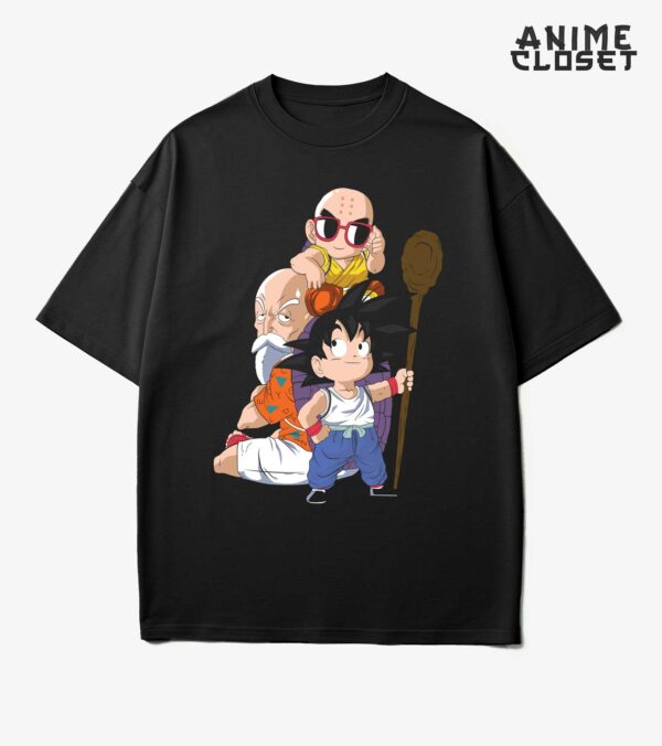 Goku, Krillin y el Maestro Roshi